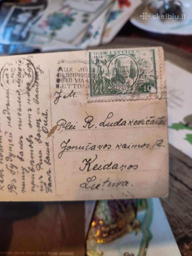 8 tarpukario atvirutės su Lt metrikais - nuotraukos Nr. 9