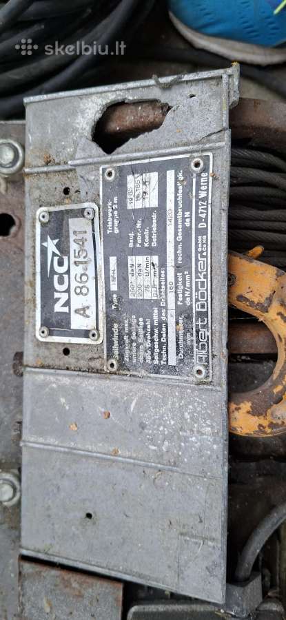 Vokiškas elektrinis keltuvas / gervė Böcker Ncc - nuotraukos Nr. 3