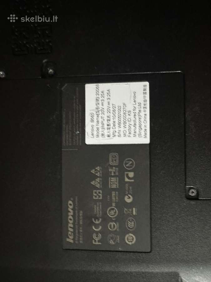 Lenovo b560 - nuotraukos Nr. 3