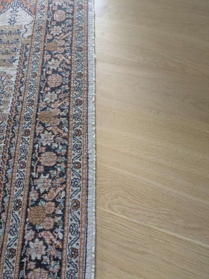 Rankų darbo Kašmyro šilko kilimas su sertifikatu - nuotraukos Nr. 4