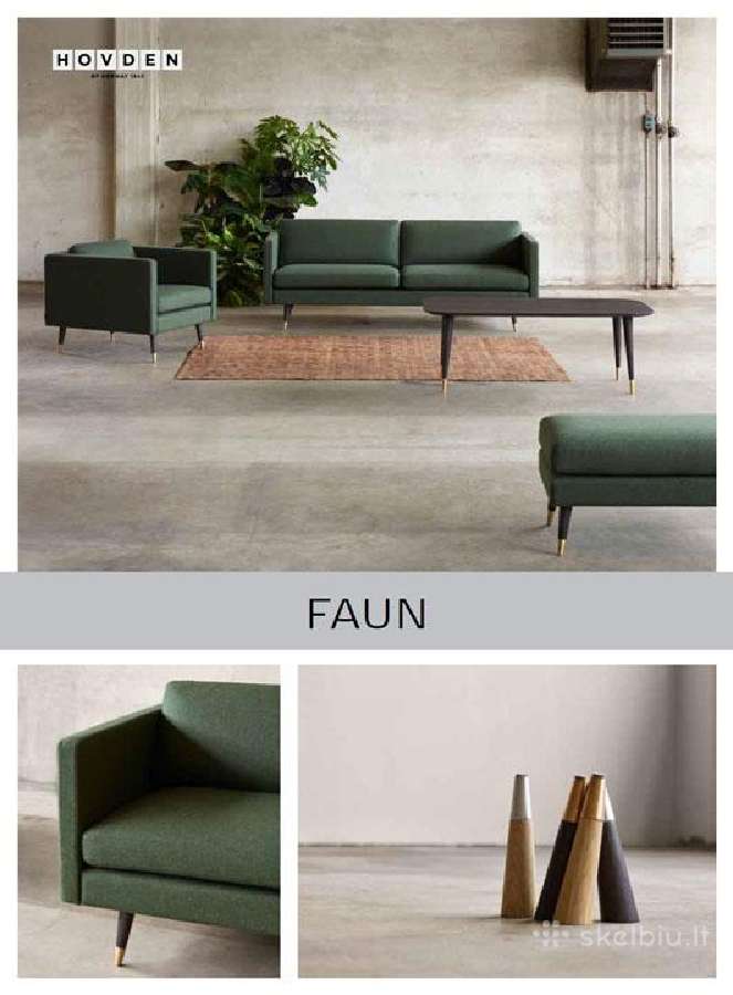 Hovden Faun baldų komplektas sofa + fotelis - nuotraukos Nr. 4