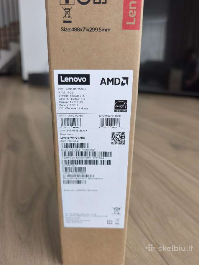 Lenovo V15 G4 Amn Ryzen5 - nuotraukos Nr. 4
