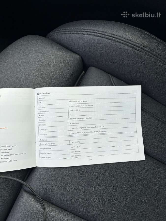 Android ekranas Bmw x3 g01 - nuotraukos Nr. 4