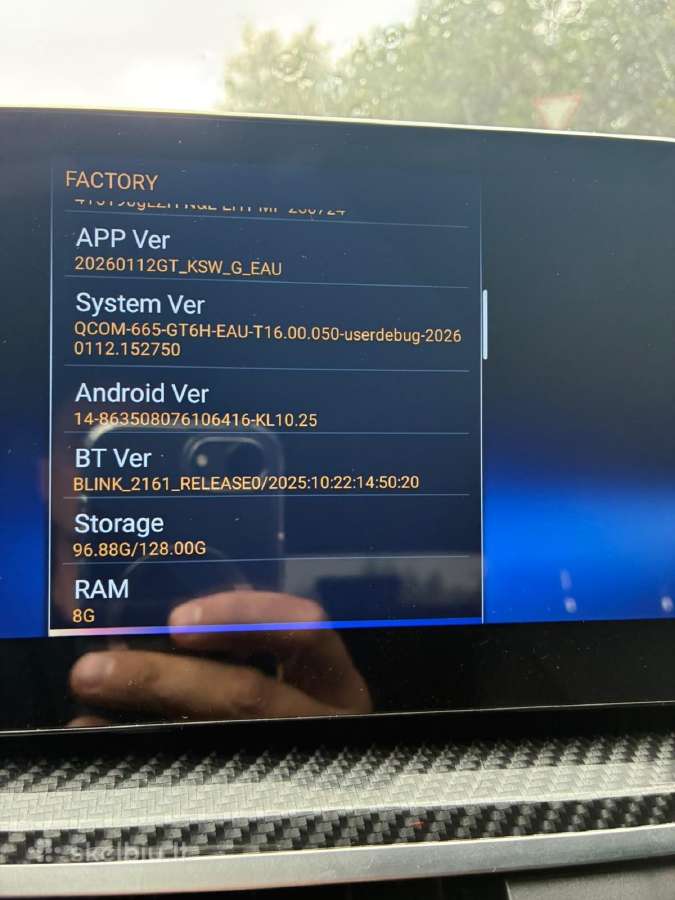 Android ekranas Bmw x3 g01 - nuotraukos Nr. 5