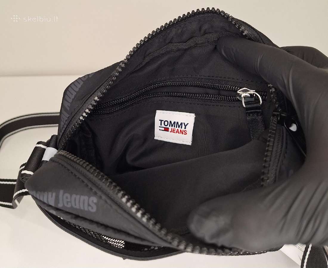 Tommy Jeans juoda rankinė per petį nauja - nuotraukos Nr. 5