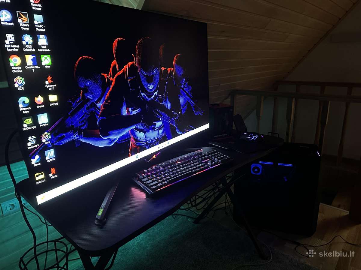 Asusrog13600kf,ddr5 32gb,SSD M2 1t,rtx 5060+oled4k - nuotraukos Nr. 6