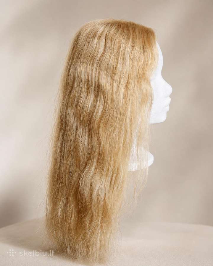 100 % natūralių žmogaus plaukų perukas, 40–50 cm - nuotraukos Nr. 2