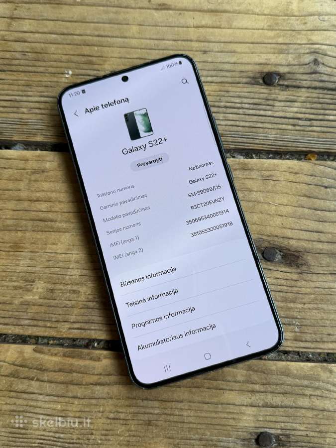 Samsung Galaxy S22 Plus 256gb Green - nuotraukos Nr. 6