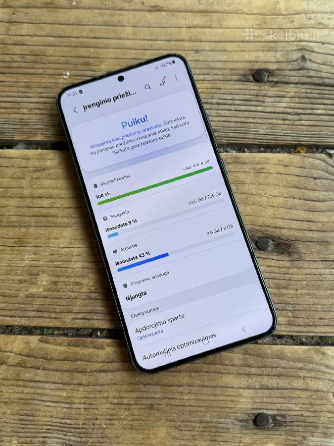 Samsung Galaxy S22 Plus 256gb Green - nuotraukos Nr. 7