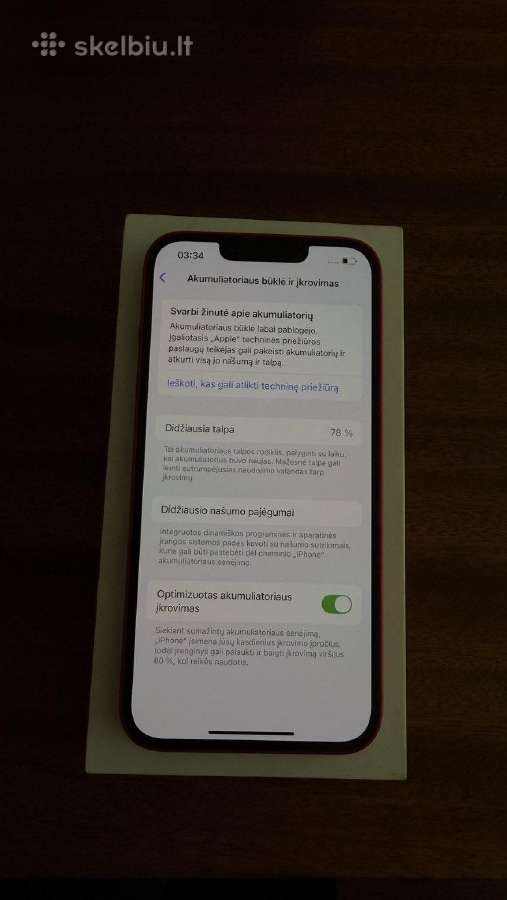 Parduodamas iPhone 14 128gb - nuotraukos Nr. 2
