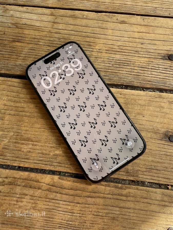 Apple iPhone 15 Pro 128gb Black Titanium - nuotraukos Nr. 3
