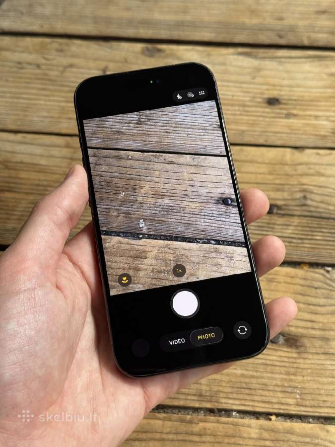 Apple iPhone 15 Pro 128gb Black Titanium - nuotraukos Nr. 9