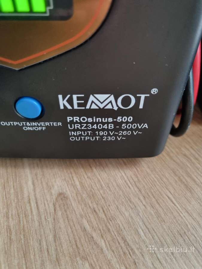 Ups Avarinio Maitinimo Komplektas Kemot Prosinus - nuotraukos Nr. 2