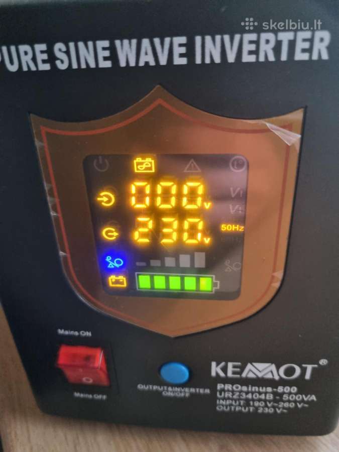 Ups Avarinio Maitinimo Komplektas Kemot Prosinus - nuotraukos Nr. 6