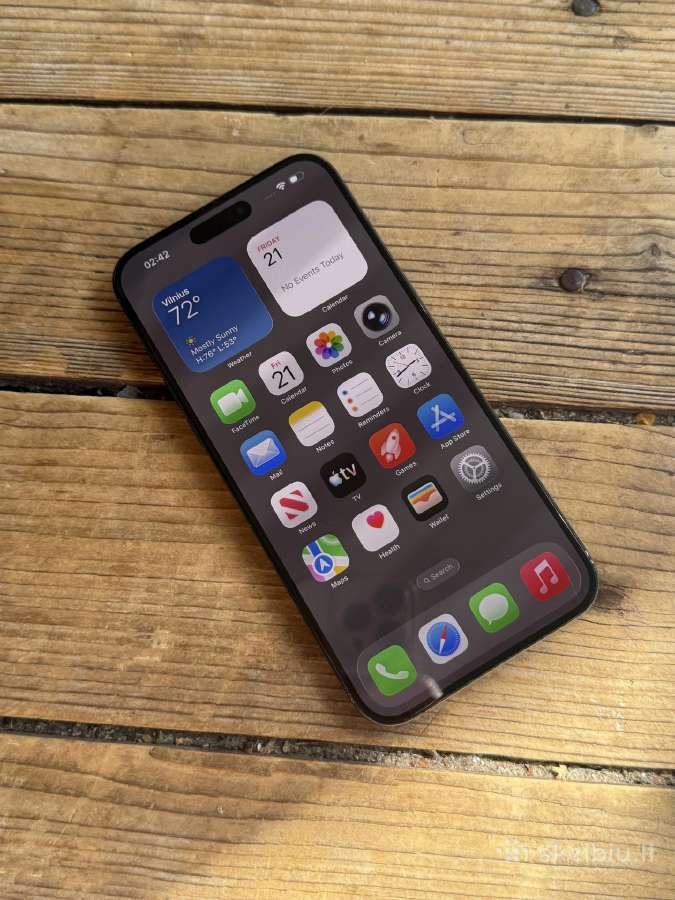 Apple iPhone 15 Pro Max 512gb Black Titanium - nuotraukos Nr. 4