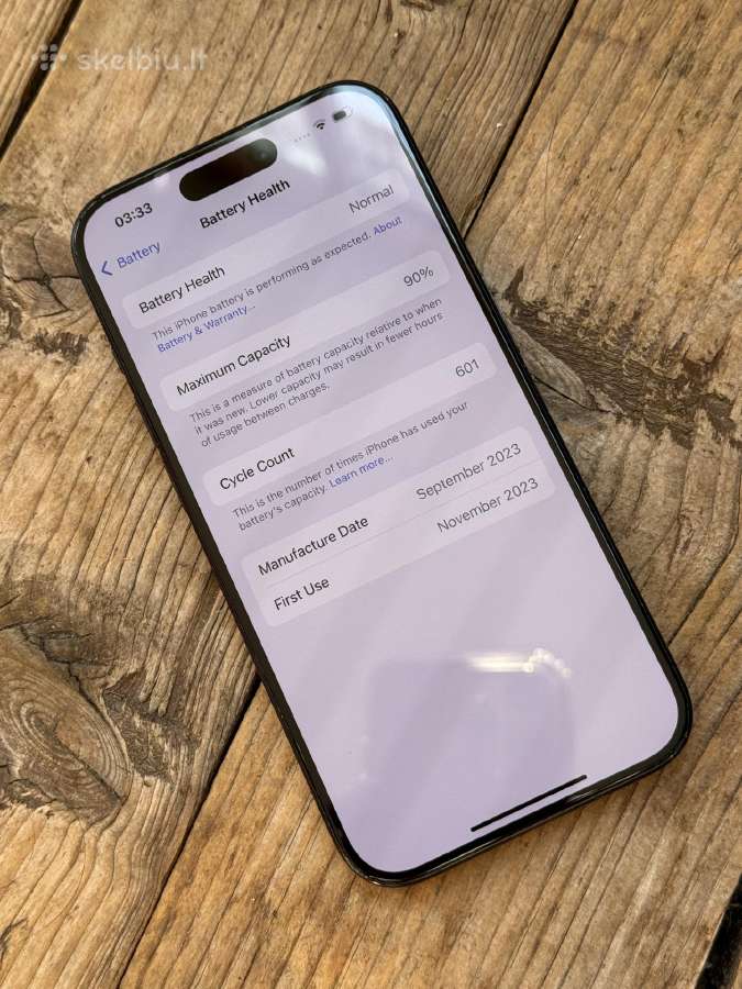 Apple iPhone 15 Pro 256gb Blue Titanium - nuotraukos Nr. 7