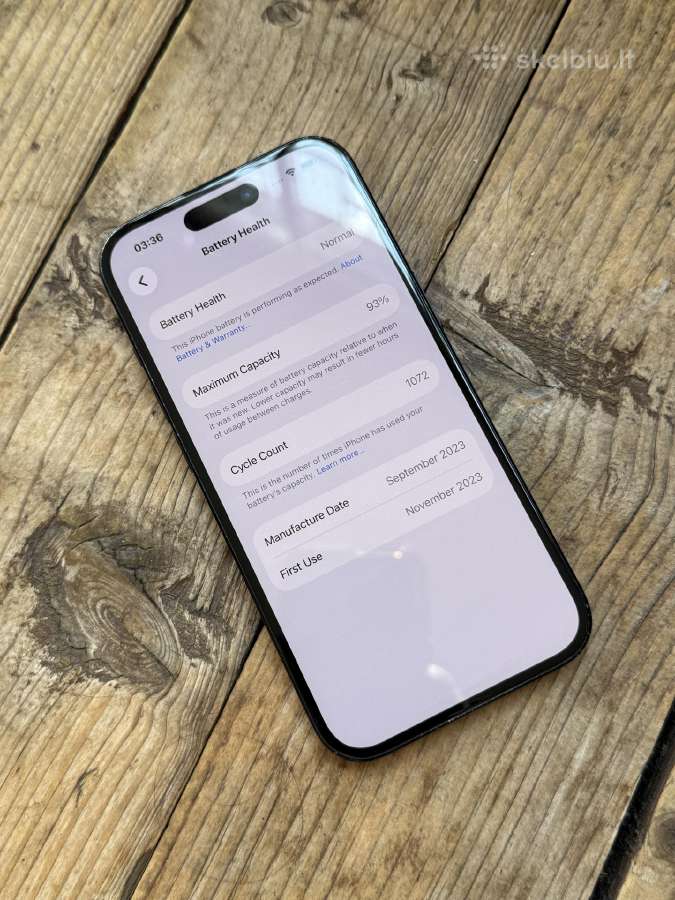 Apple iPhone 15 128gb Black - nuotraukos Nr. 7