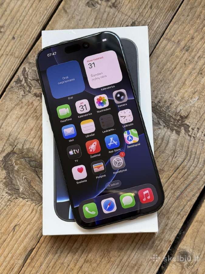 Apple iPhone 16 Pro 128gb Black Titanium - nuotraukos Nr. 4