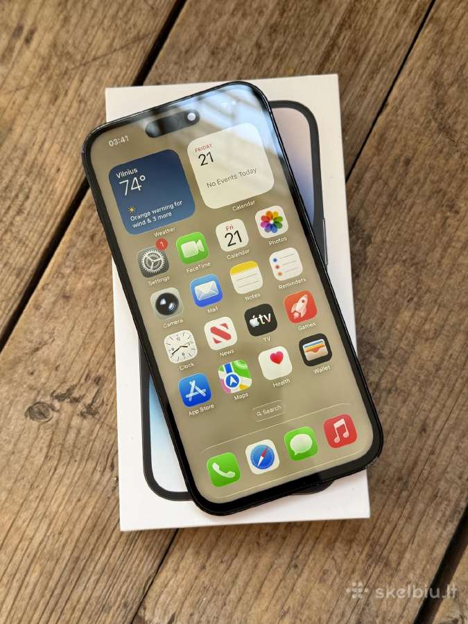 Apple iPhone 14 Pro 128gb Space Black - nuotraukos Nr. 4