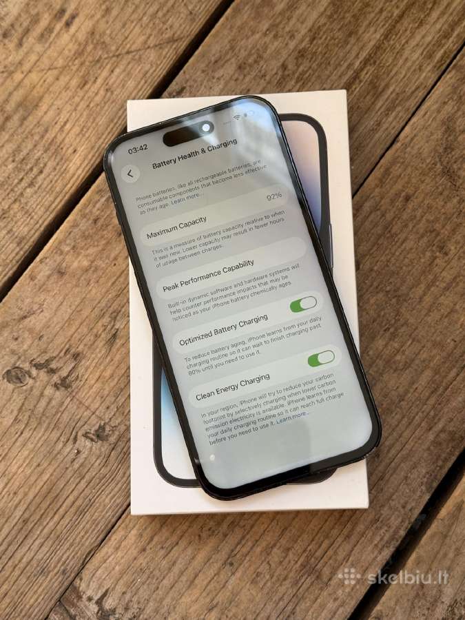Apple iPhone 14 Pro 128gb Space Black - nuotraukos Nr. 7