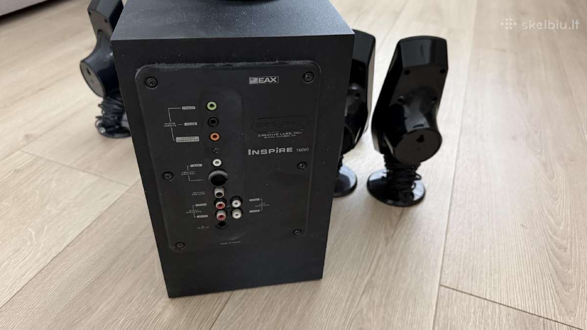 Garso kolonėlės Creative Inspire T6060 5.1 - nuotraukos Nr. 7