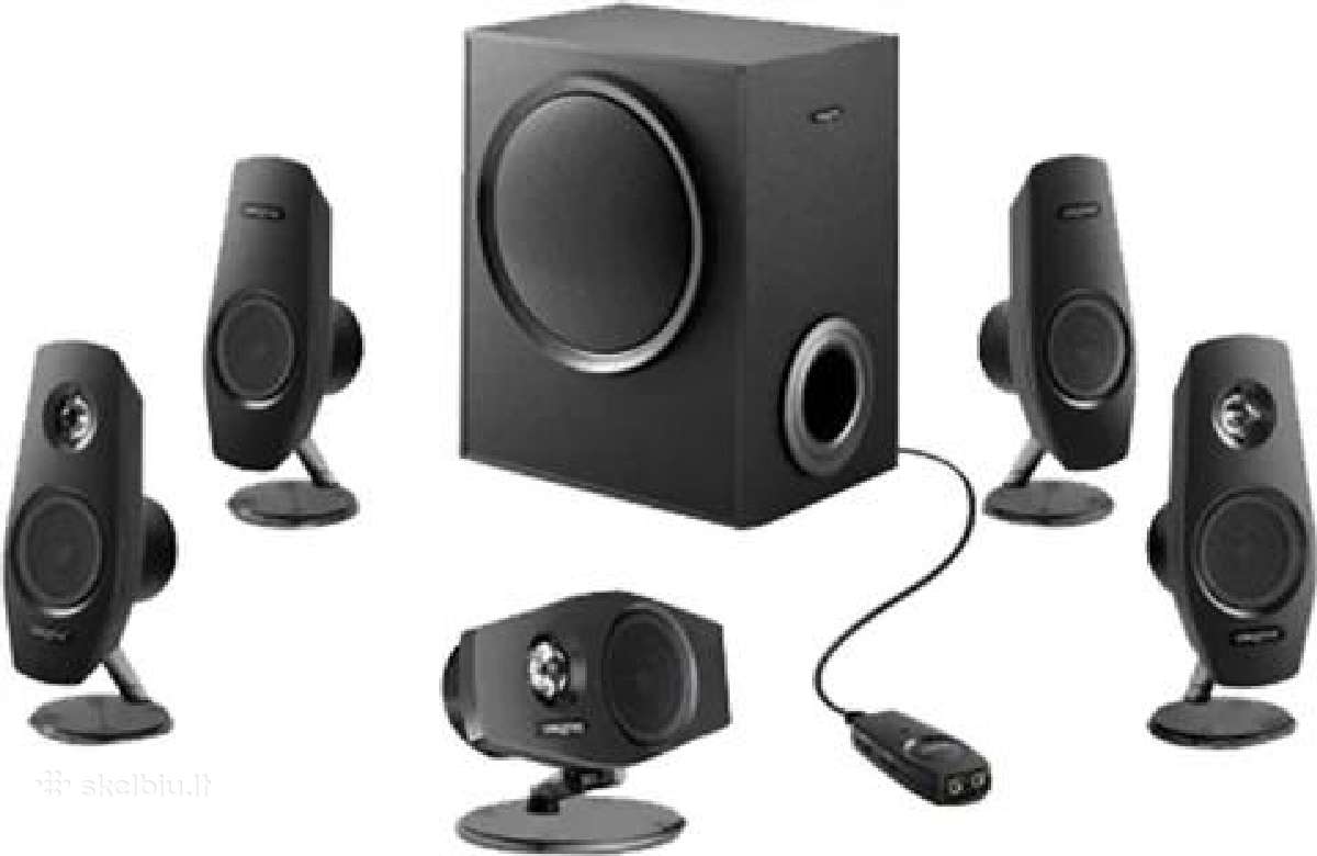 Garso kolonėlės Creative Inspire T6060 5.1 - nuotraukos Nr. 8