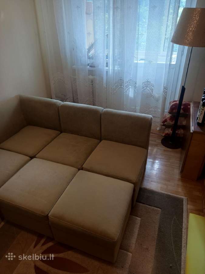 Parduodu minkštą kampą susidaranti iš fotelius. - nuotraukos Nr. 2