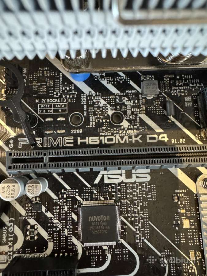 I5-14500t, H610m-k, Corsair 32gb 3200mhz - nuotraukos Nr. 2