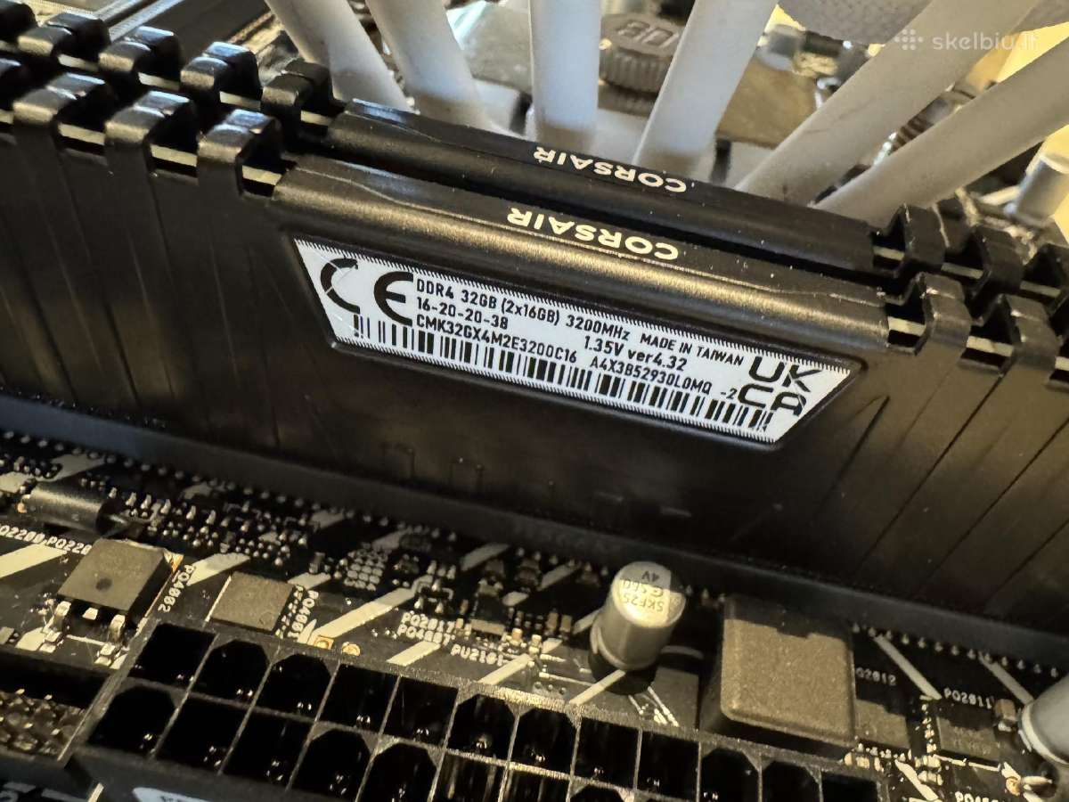 I5-14500t, H610m-k, Corsair 32gb 3200mhz - nuotraukos Nr. 4