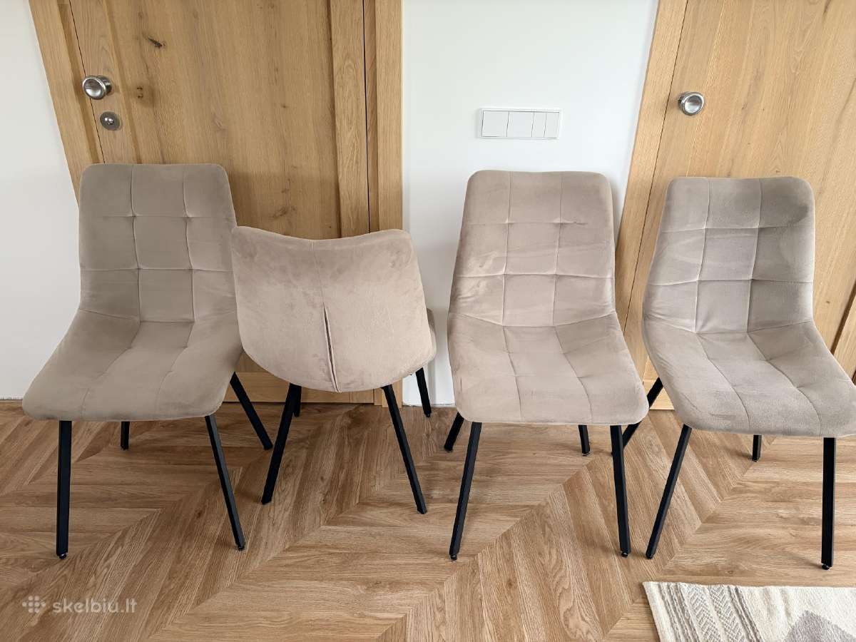 4 kėdės skandinaviško dizaino - nuotraukos Nr. 2