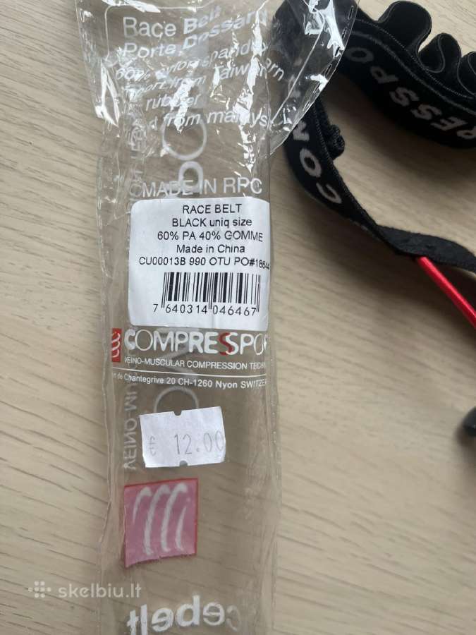 Compressport varžybų diržas - nuotraukos Nr. 2
