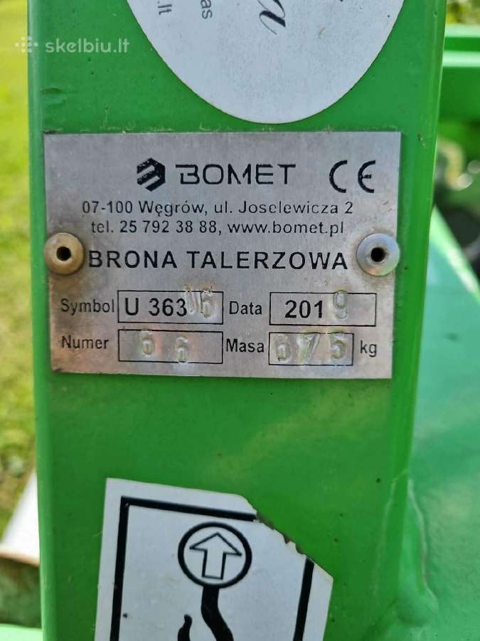 Bomet diskinis skutikas 3,15 m su volu - nuotraukos Nr. 5