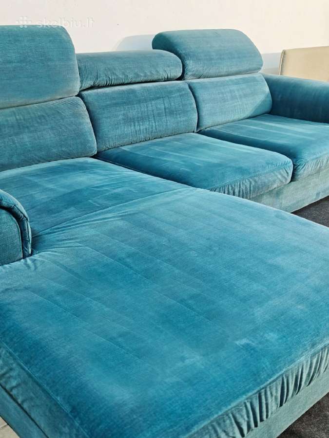 Naudotas kairinis kampas sofa - nuotraukos Nr. 3