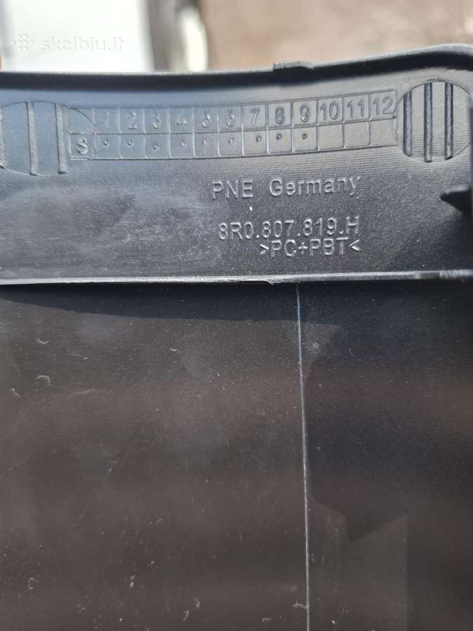 Audi Q5 8r galinio bamperio kablio dangtis - nuotraukos Nr. 3