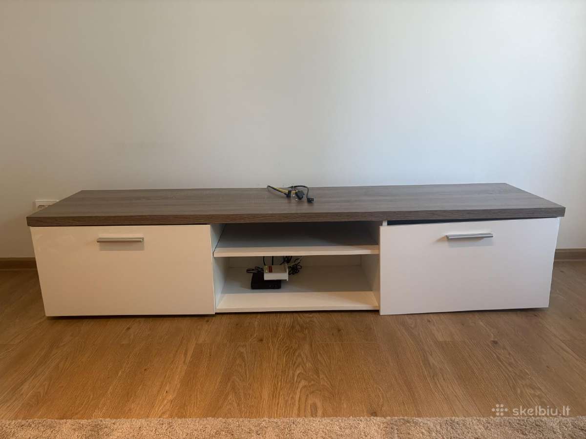Moderni TV komoda su lentyna 179cm - nuotraukos Nr. 2