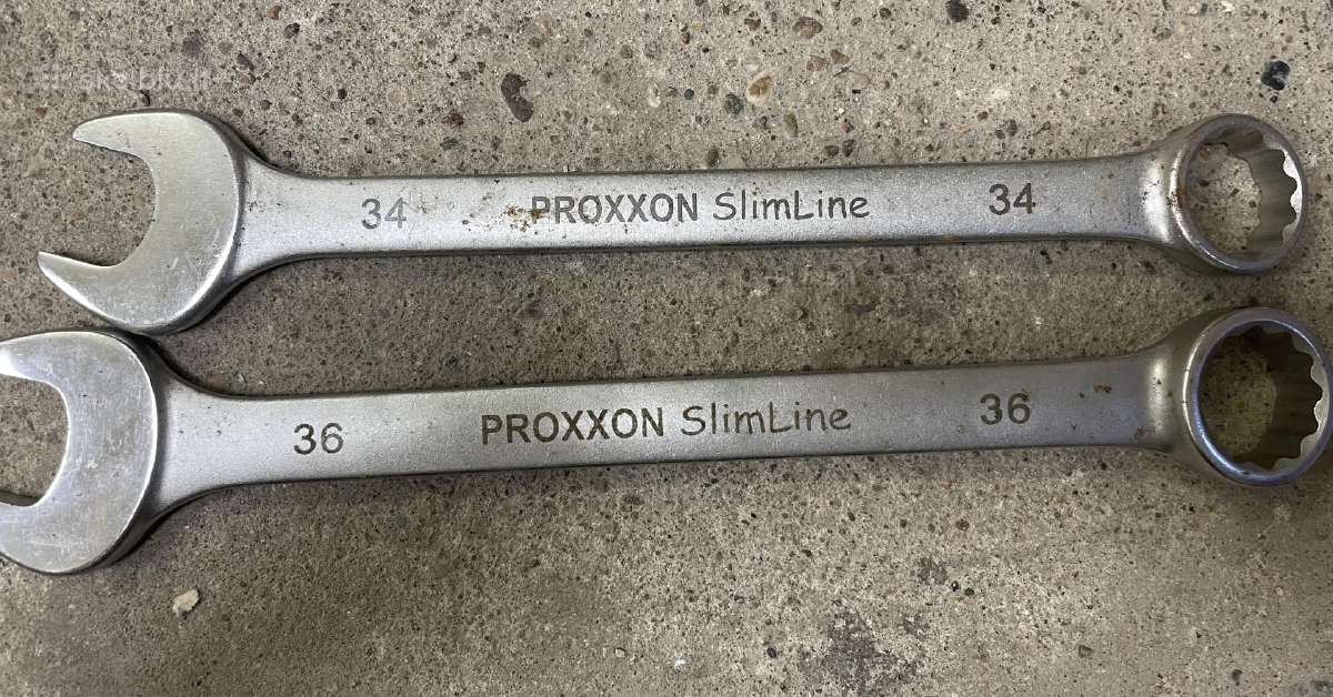 34mm 36mm Proxxon kombinuotas raktas - nuotraukos Nr. 2