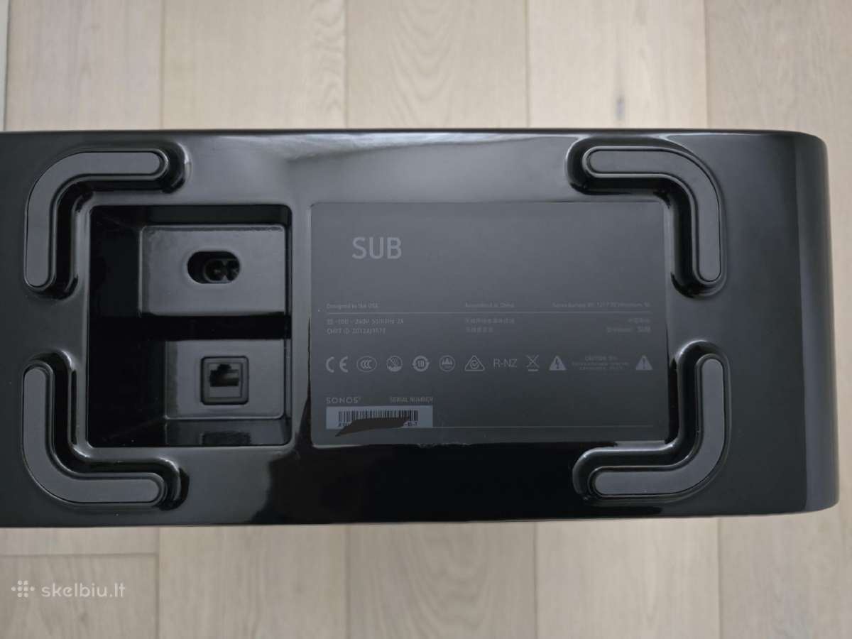 Sonos Sub Gen 2 žemų dažnių kolonėlė - nuotraukos Nr. 5