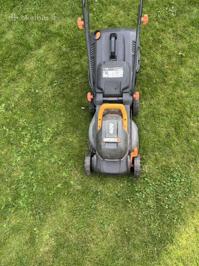 Akumuliatorinė vejapjovė Worx Wg779e - nuotraukos Nr. 2
