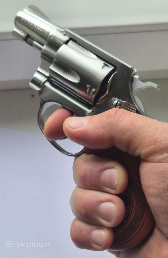 Revolverio Smith & Wesson medinė rankena - nuotraukos Nr. 8