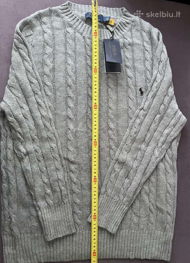 Pilkas vyriškas Ralph Lauren megztukas - nuotraukos Nr. 3