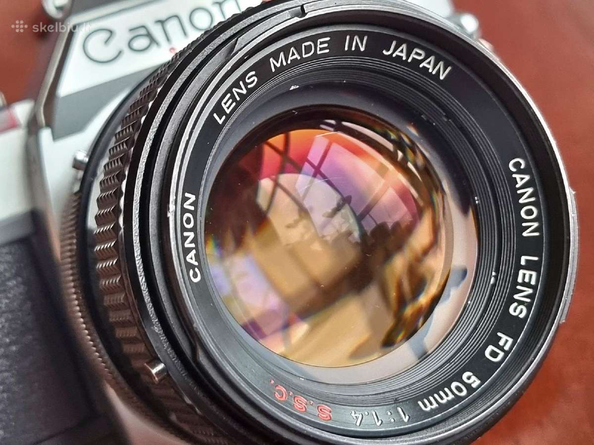 Canon AV-1 su legendiniu Canon Fd 50mm f/1.4 S.s.c - nuotraukos Nr. 3
