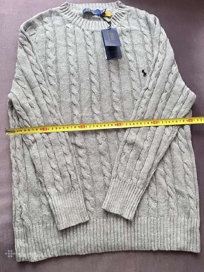 Pilkas vyriškas Ralph Lauren megztukas - nuotraukos Nr. 4