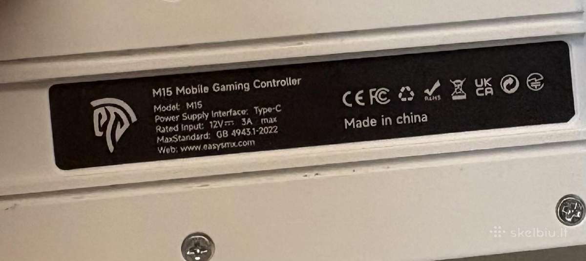 Easy Smx M15 mobile gamepad, Usb-c - nuotraukos Nr. 2