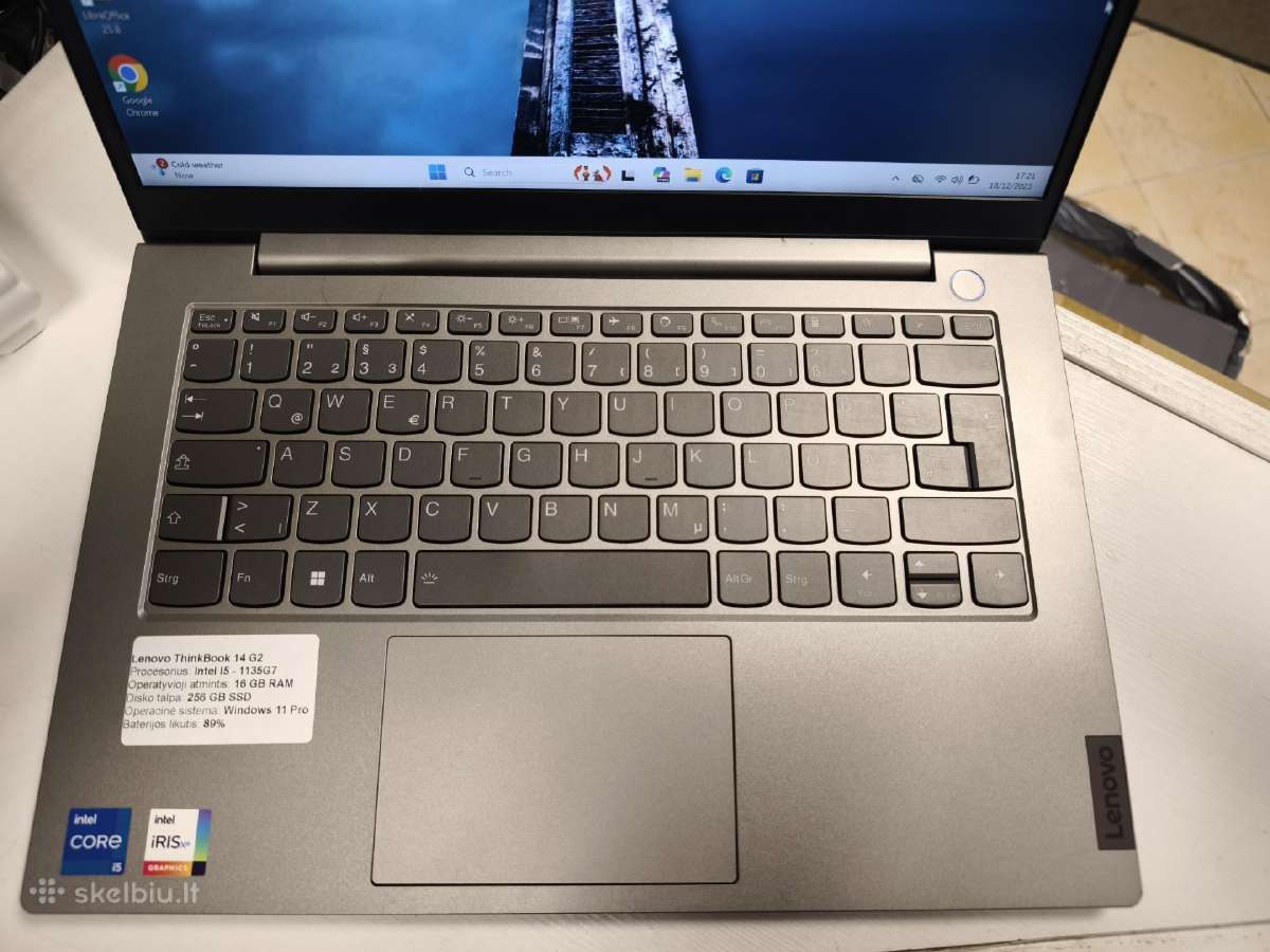 Lenovo Thinkbook 14 G2 16gb / I5-1135g7 / 256 GB - nuotraukos Nr. 2