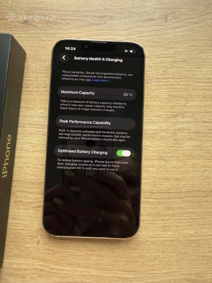 iPhone 13 Pro 256gb Gold - nuotraukos Nr. 10