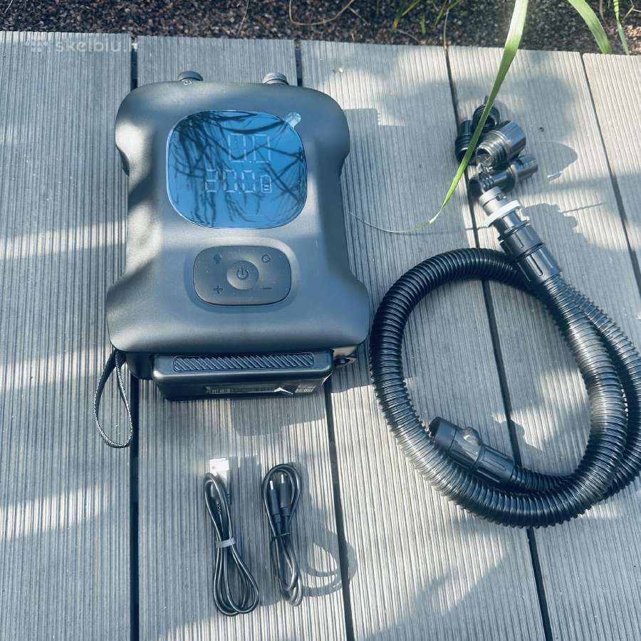 Sup Nešiojama Oro pompa iki 20psi ir Powerbank - nuotraukos Nr. 3