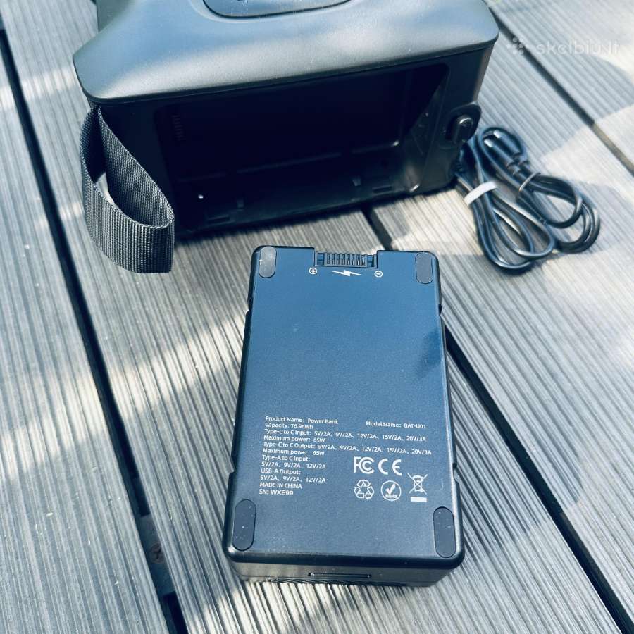Sup Nešiojama Oro pompa iki 20psi ir Powerbank - nuotraukos Nr. 8