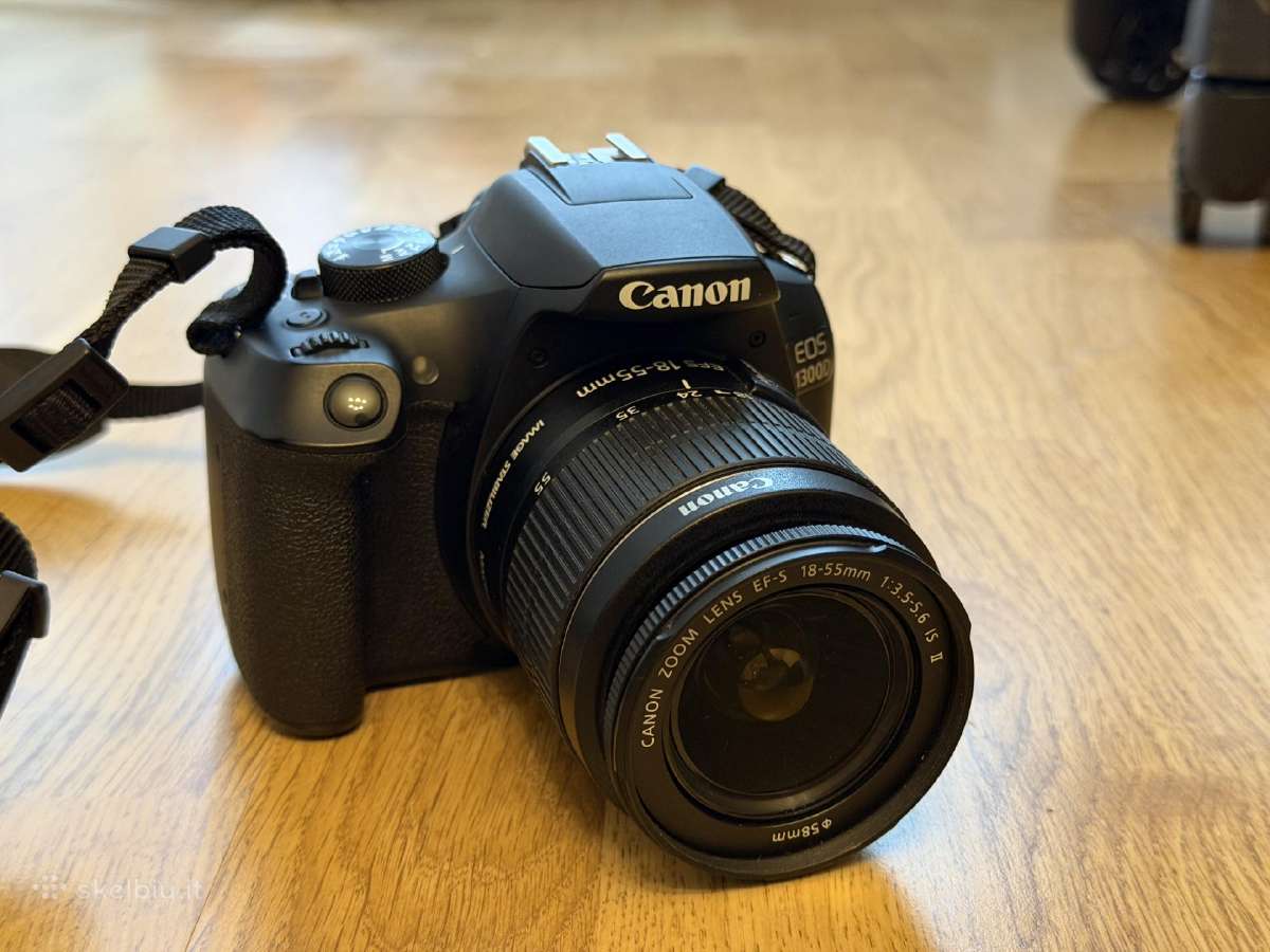 Canon EOS 1300d / WiFi / 18-55mm / 7k kadrų - nuotraukos Nr. 4