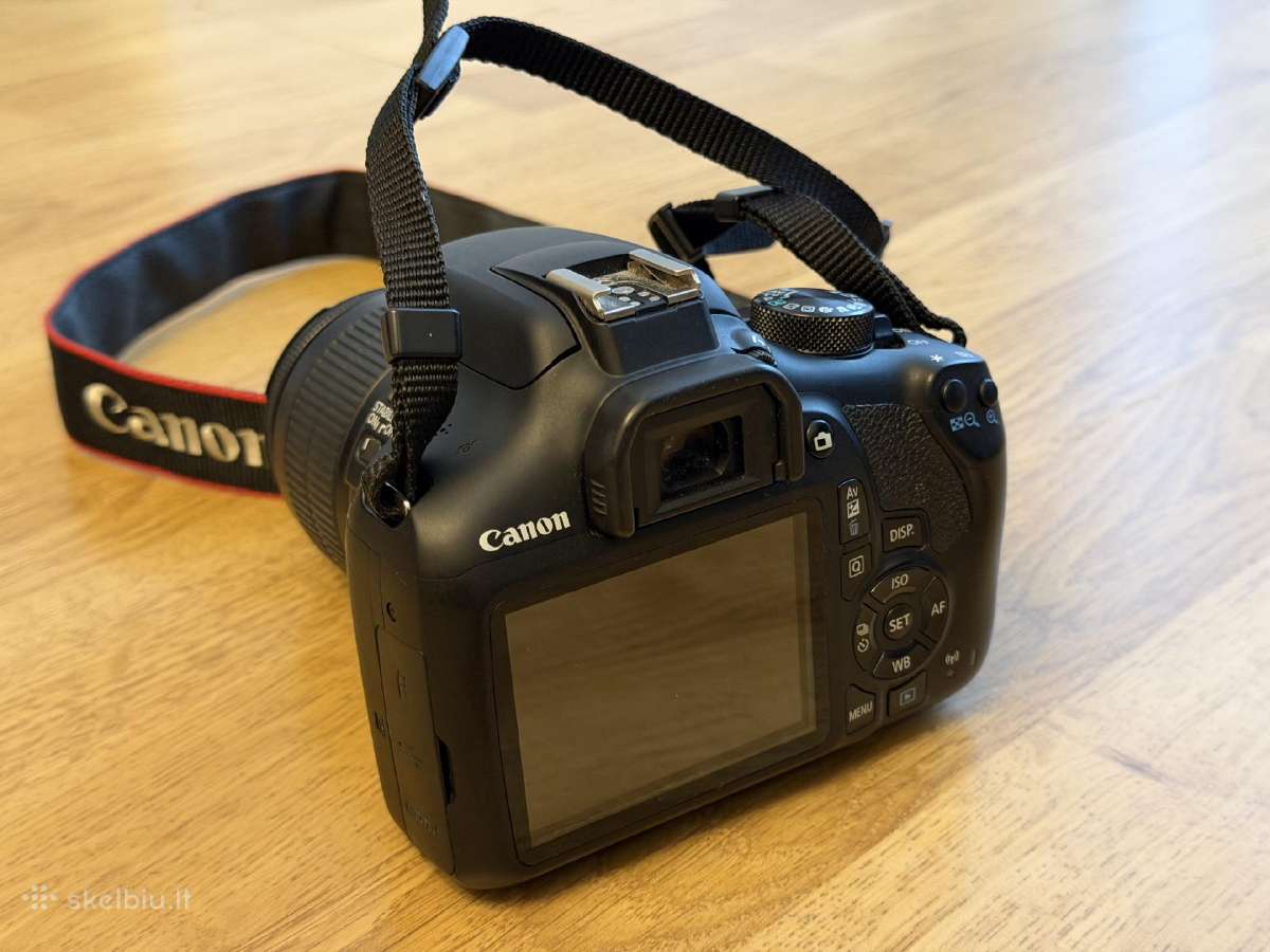 Canon EOS 1300d / WiFi / 18-55mm / 7k kadrų - nuotraukos Nr. 5