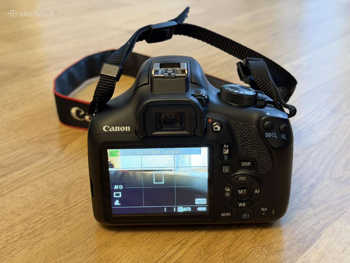 Canon EOS 1300d / WiFi / 18-55mm / 7k kadrų - nuotraukos Nr. 7
